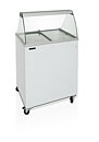 Skopglassfrys 4x5 liter, plana skjutlock