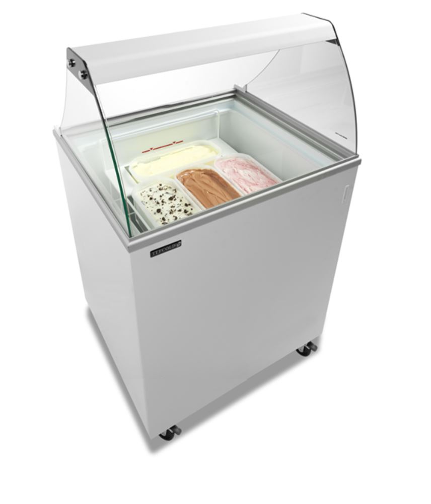 Skopglassfrys 4x5 liter, plana skjutlock - 6