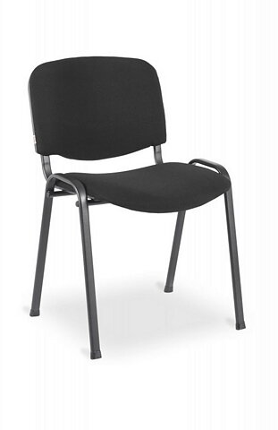 Konferensstol Siri, svart/svart, stapelbar