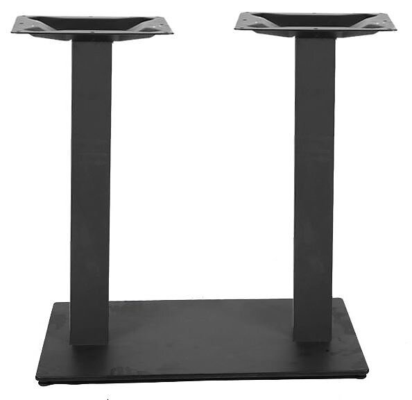 Bordsstativ Flat  Duo, rektangulär, svart