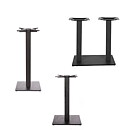 Bordsstativ Flat  Duo, rektangulär, svart