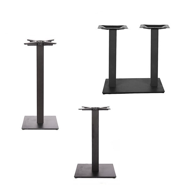 Bordsstativ Flat  Duo, rektangulär, svart