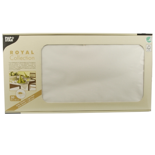 Mittduk ROYAL 80 x 80 cm vit - 3