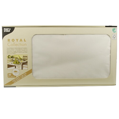 Mittduk ROYAL 80 x 80 cm vit