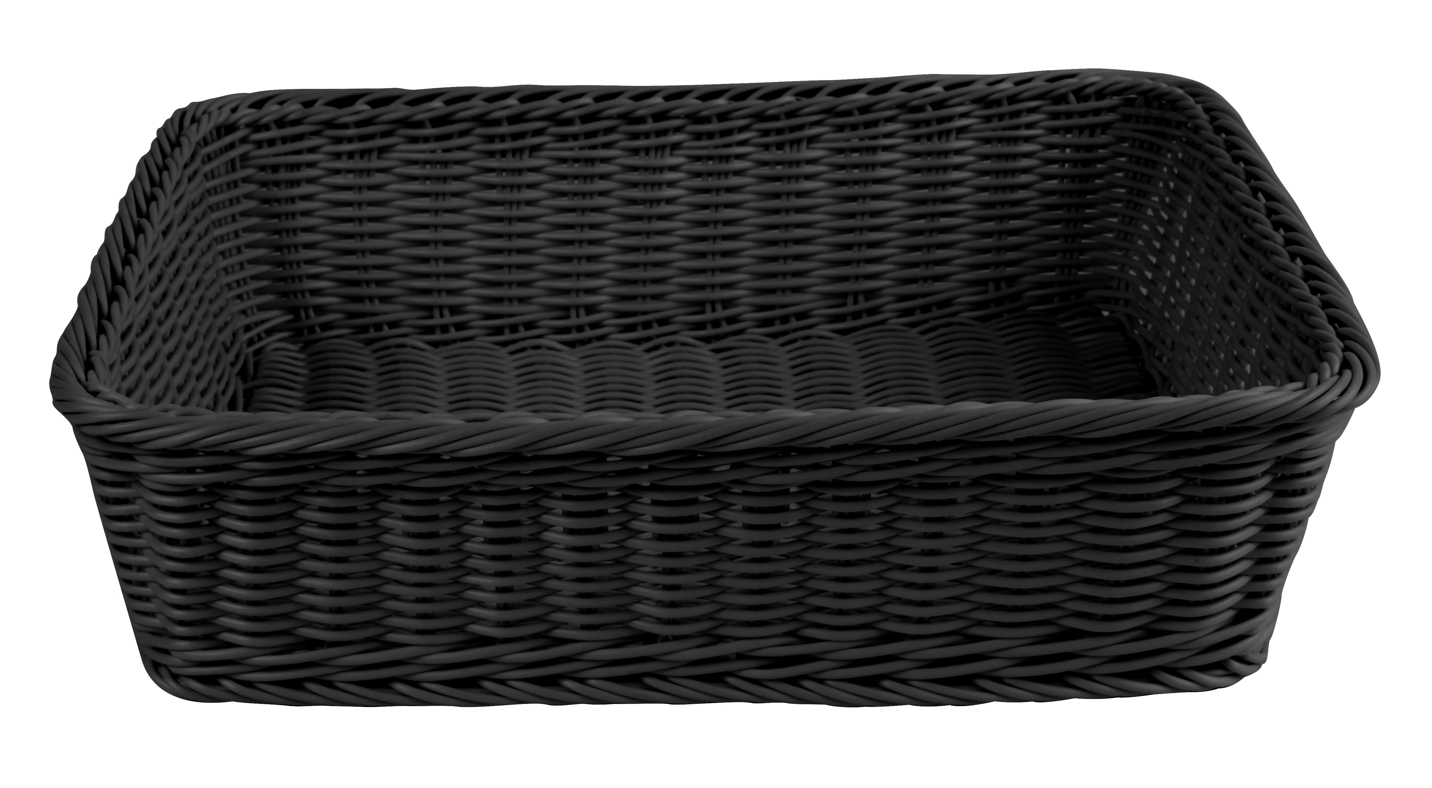 Brödkorg, 38 x 29 cm, svart - 2