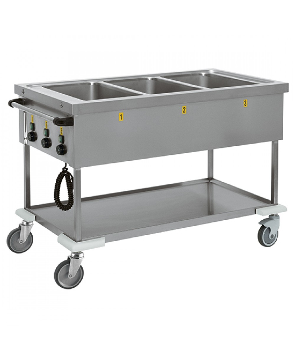 Bain Marie, Vagn, 3 kar
