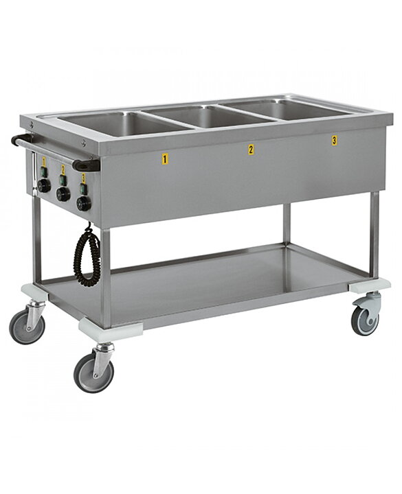 Bain Marie, Vagn, 3 kar