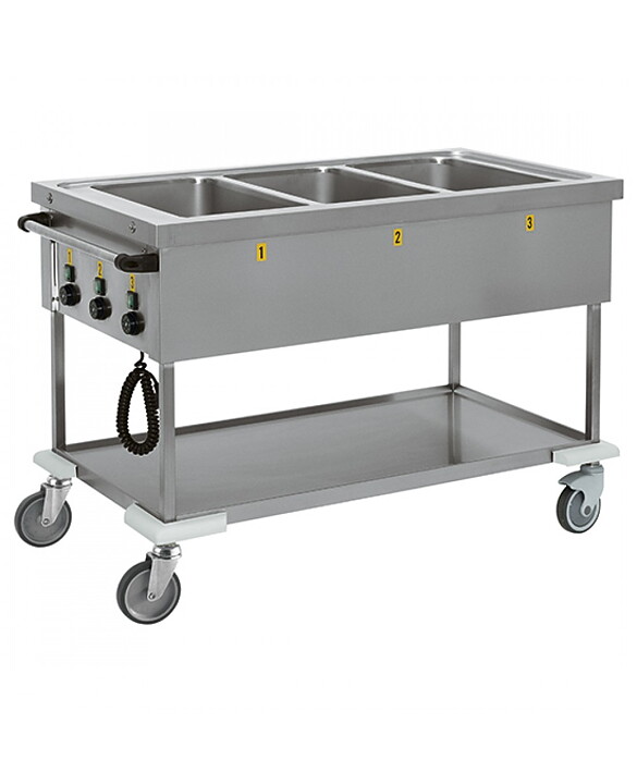 Bain Marie, Vagn, 3 kar