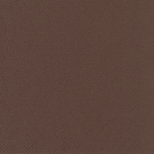 Servett 3-lags - 33 cm x 33 cm Brun - 2