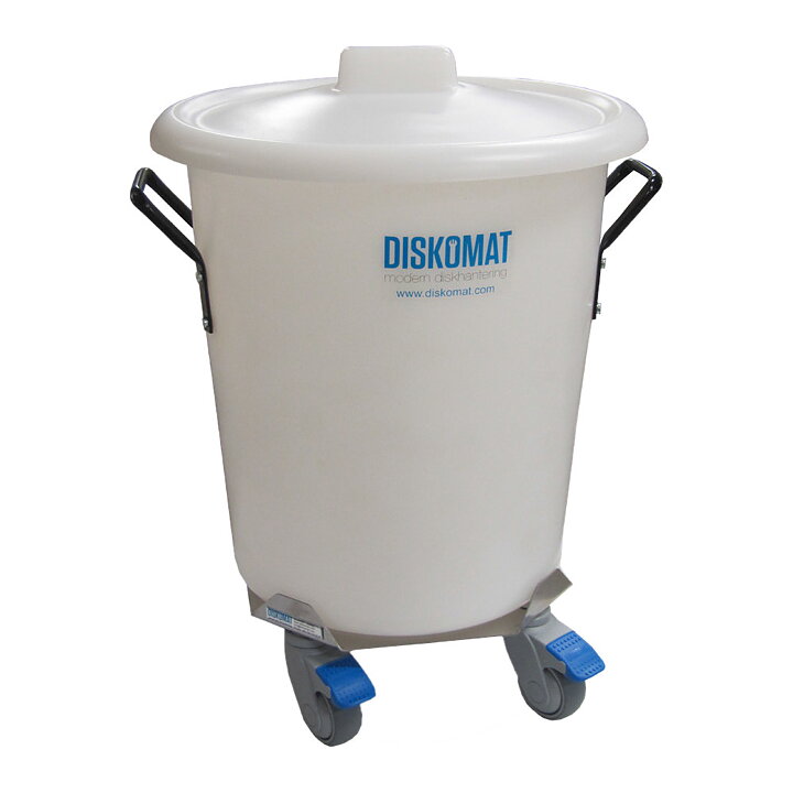 Avfallsvagn med kärl, 50 liter