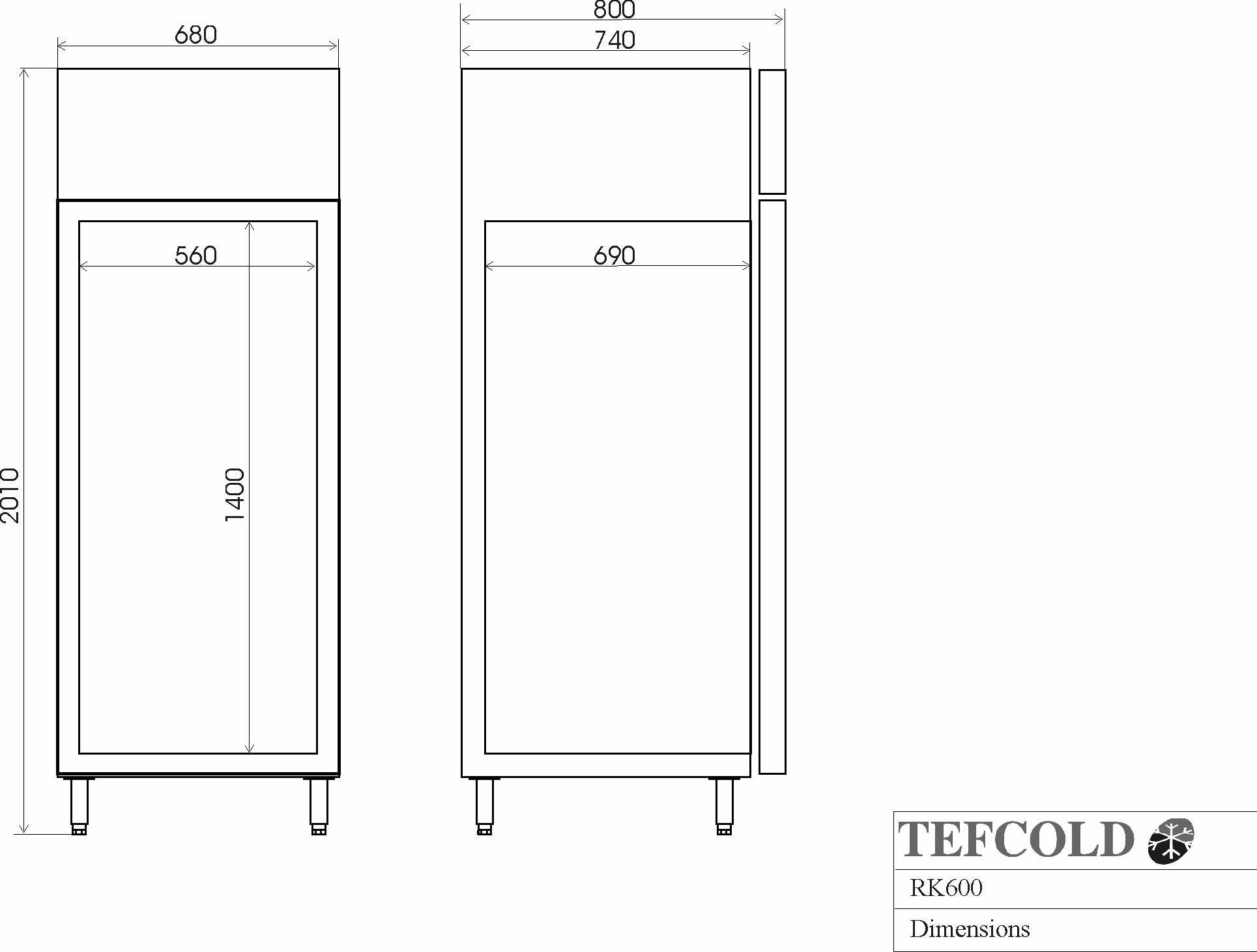 Fiskkyl RKS600, 560 liter - 4