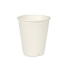 Bägare i sockerrör "pure" vit - 200 ml