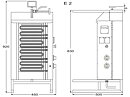 Kebabgrill E2-S - 30 kg