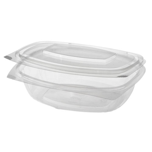 Förpackningsformar med lock, PLA "pure" - 750 ml