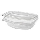 Förpackningsformar med lock, PLA "pure" - 750 ml