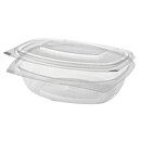 Förpackningsformar med lock, PLA "pure" - 750 ml