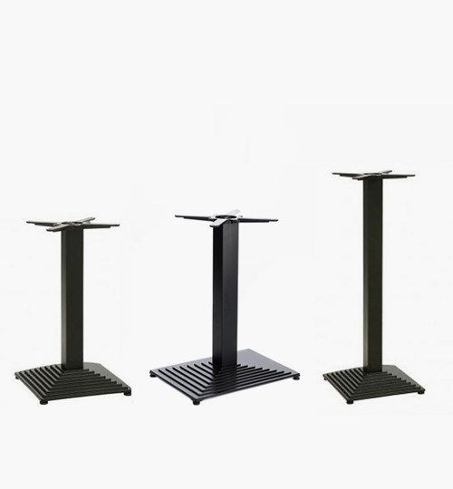 Bordsstativ Helsinki  Duo, rektangulär, svart - 2