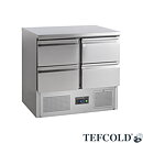 Kylbänk Saladette SA914, 4 lådor GN 1/1