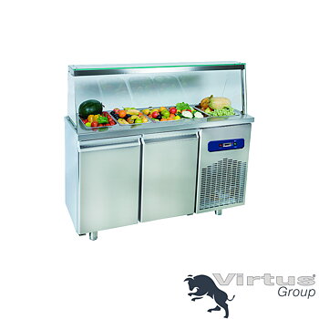 Saladette, exponering,  4 x GN 1/1
