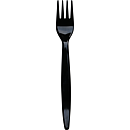 Plastgaffel Svart