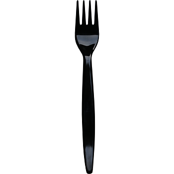 Plastgaffel Svart