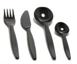 Plastgaffel Svart