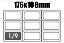 Plastkantiner GN 1/9 - 2