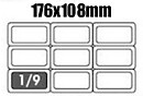 Plastkantiner GN 1/9