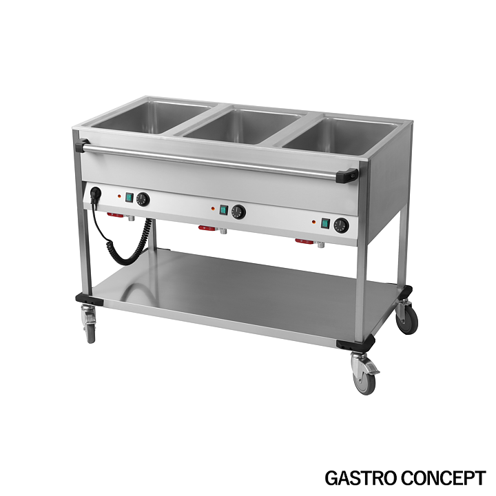 Vattenbad/Bain Marie  3× GN 1/1