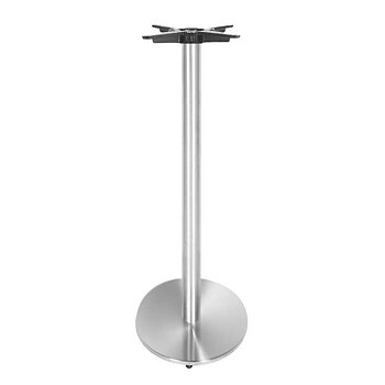 Bordsstativ Flat Bar Rund, borstat stål