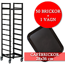 PAKETPRIS: 50 cafébrickor + 1 vagn 
