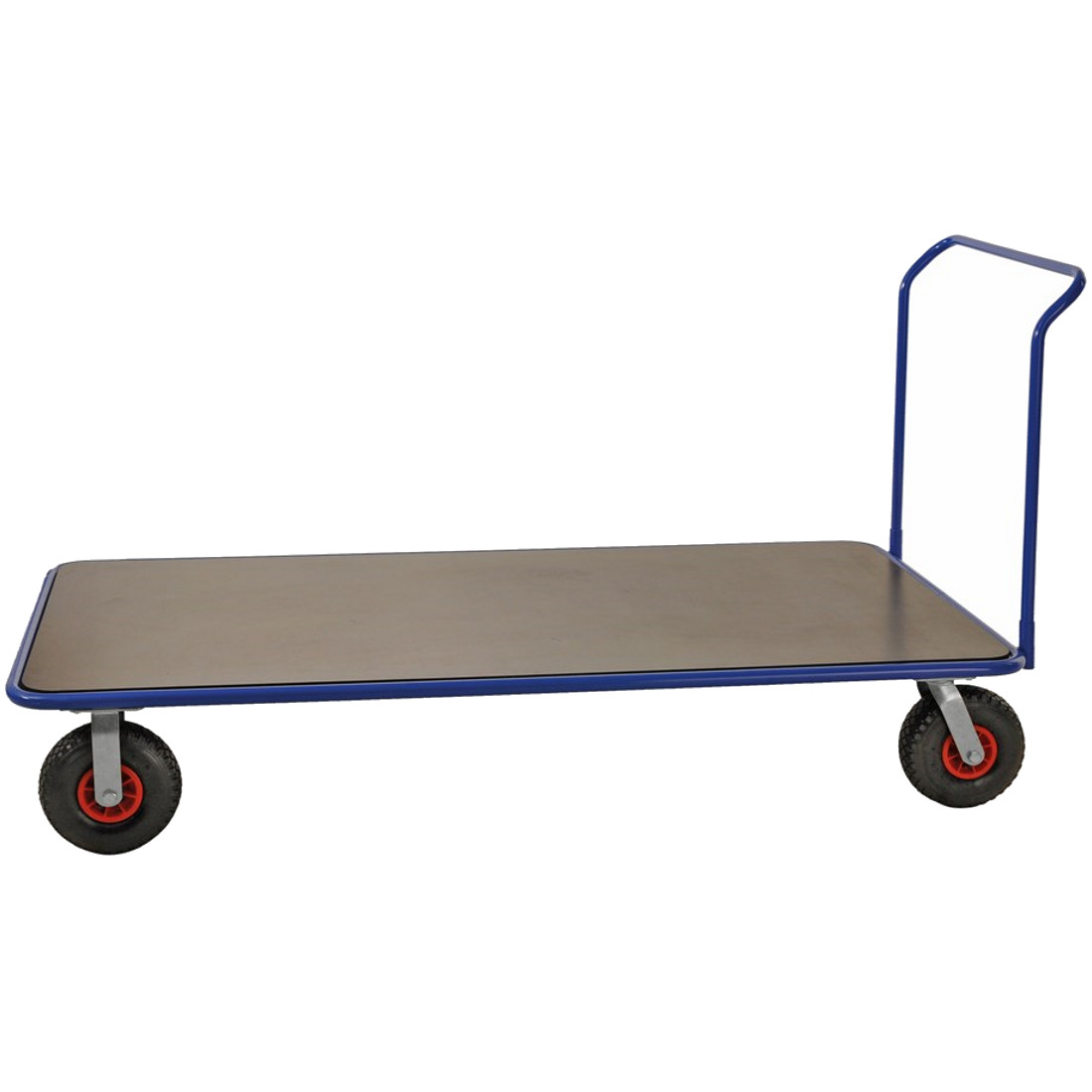 Stor plattformsvagn, 500 kg, luftgummihjul