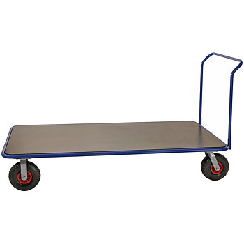 Stor plattformsvagn, 500 kg, luftgummihjul