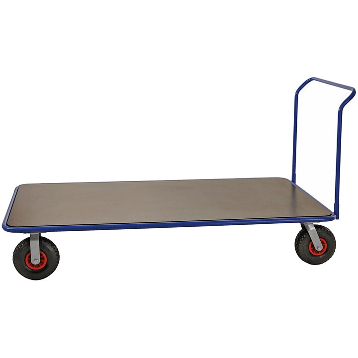 Stor plattformsvagn, 500 kg, luftgummihjul