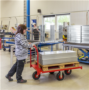 Stor plattformsvagn, 1 200 kg  - 3