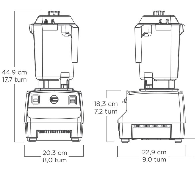 Blender - Vitamix Drink Machine Advance Svart - 3