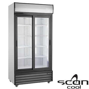 Displaykyl SD 1002 SLE, skjutdörrar, 764 liter