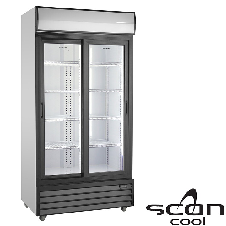 Displaykyl SD 1002 SLE, skjutdörrar, 764 liter