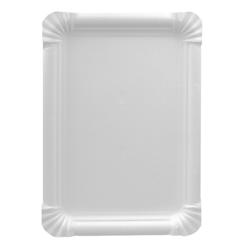 Papperstallrik "pure" Vit - 16,5x23 cm - 2
