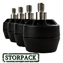 STORPACK- Flat Equalizer, justerbara fötter, 12 set à 4 fötter
