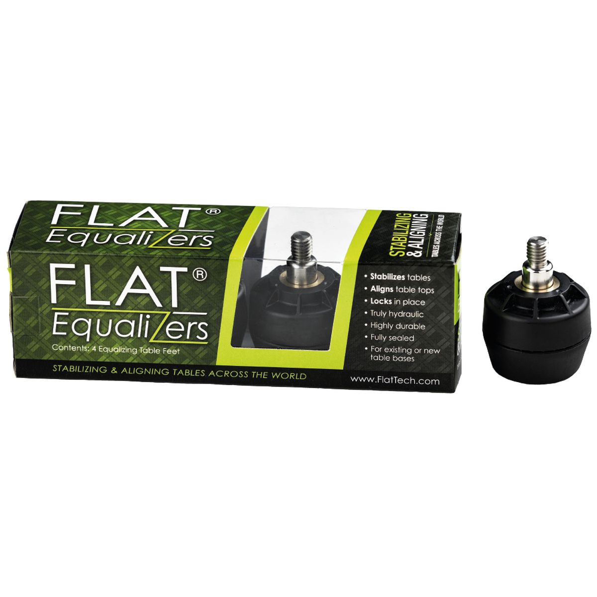 STORPACK- Flat Equalizer, justerbara fötter, 12 set à 4 fötter - 6