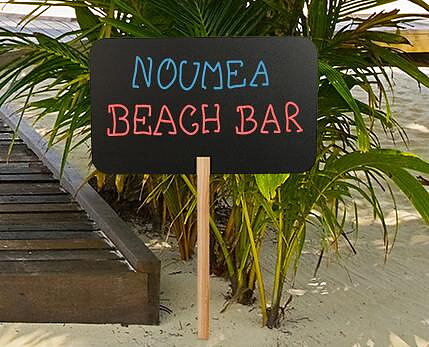 Griffelskylt på vässad stav, REKTANGEL