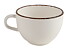 Espressokopp Fortuna Ivory, med/utan fat