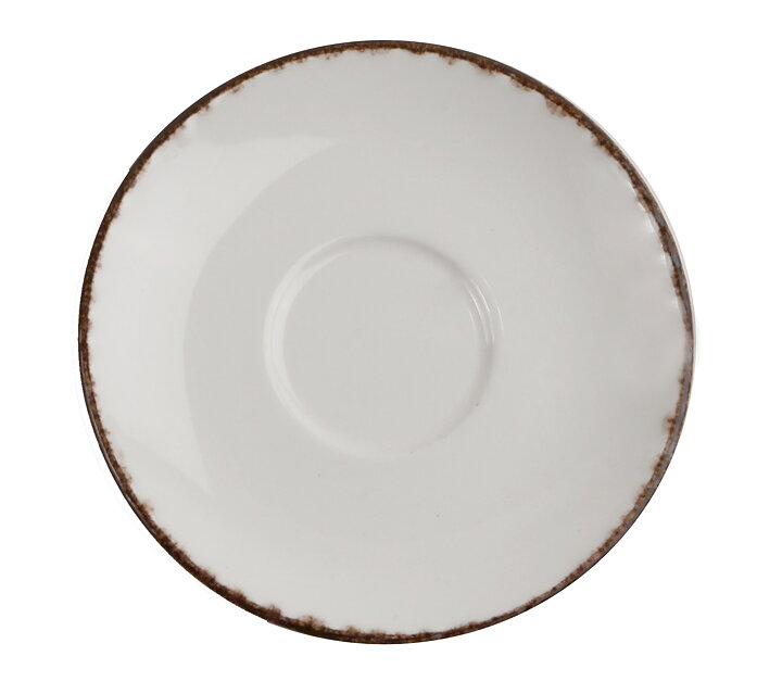 Espressokopp Fortuna Ivory, med/utan fat