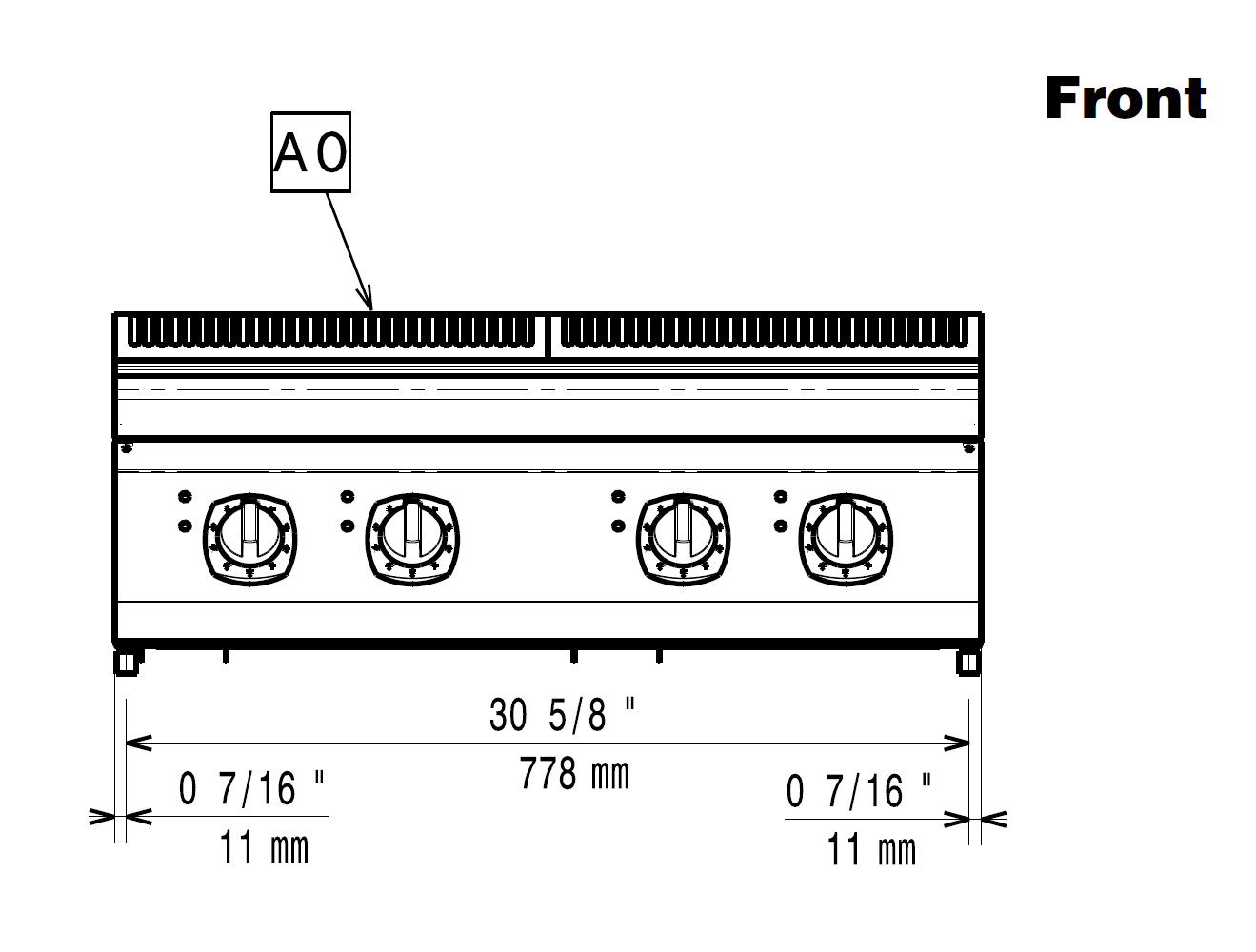 Induktionsspis, 800 - EVO700  - 3