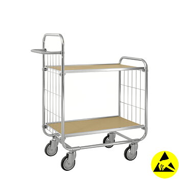 ESD - Flexibel hyllvagn - 2 plan