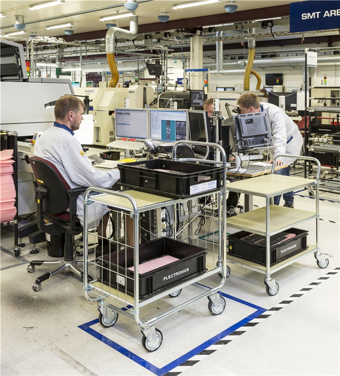ESD - Flexibel hyllvagn - 2 plan - 3