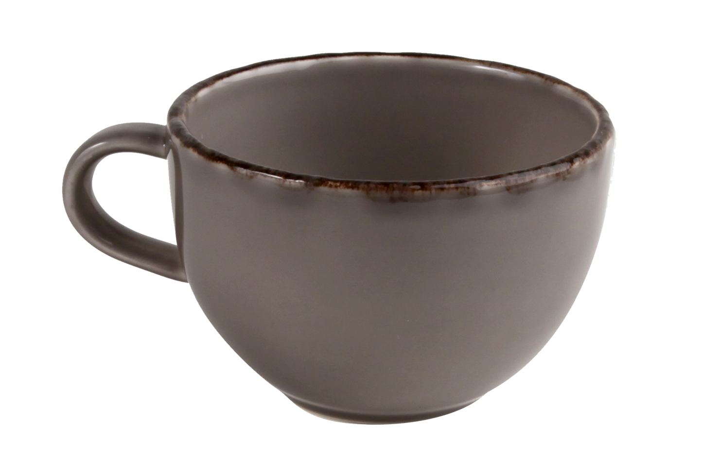Espressokopp Fortuna grå, med/utan fat  - 2