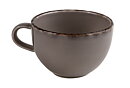 Espressokopp Fortuna grå, med/utan fat 