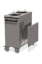 Tallriksdispenser, EasyClean, utan värme